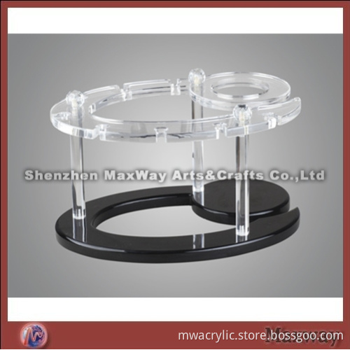 Clear Single Hot Selling Acrylic/Perspex Red Wine Display/Holder Rack